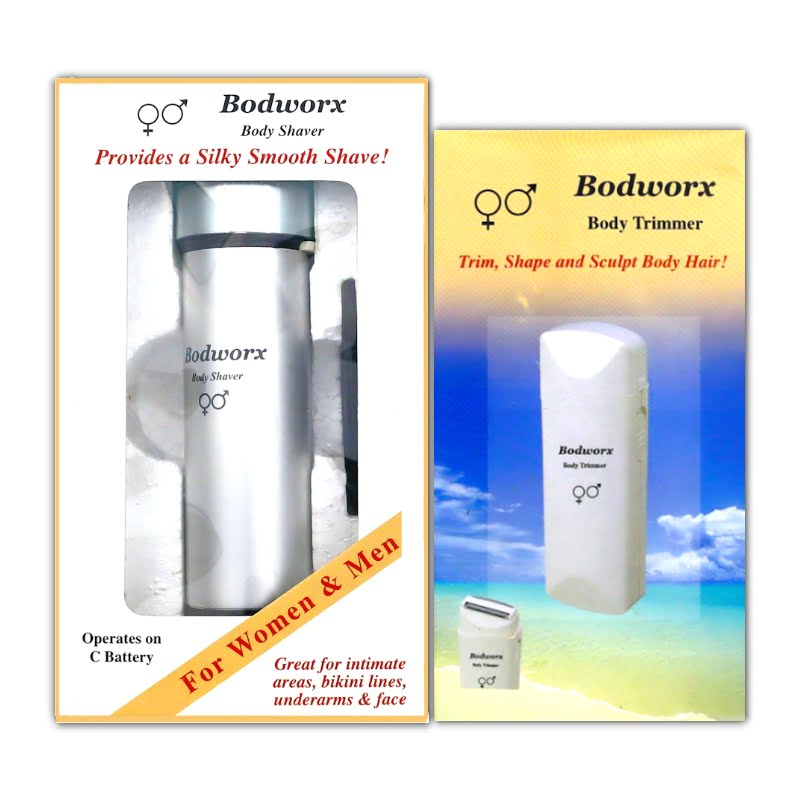Bodworx Pubic Hair Shaver and Trimmer Combo Bodworx Pubic Hair Shaver and Trimmer Combo